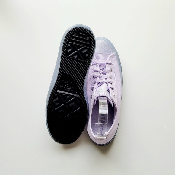 Converse CTAS OX Vapor Violet Glitter Youth 5.5 - Picture 5 of 6
